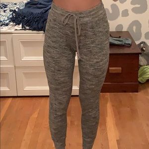 Heather gray joggers